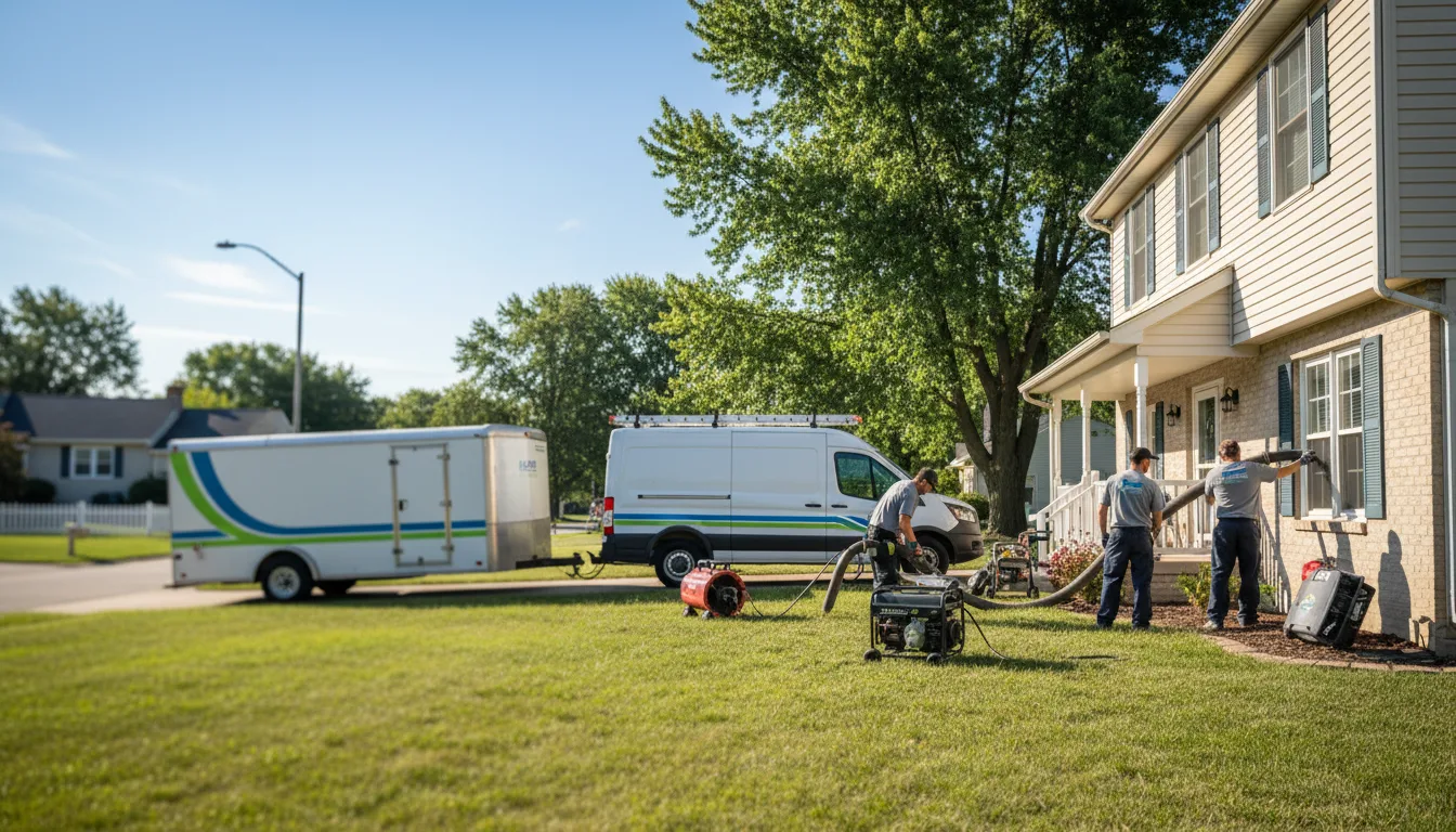 Flooded Basement Restoration And Cleanup With Repair in Americus, KS near me